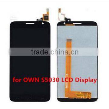 OWN S5030 Touch Screen Digitizer Sensors Outer Glass Black Replacement Parts for OWN S5030 lcd touch Smartphone