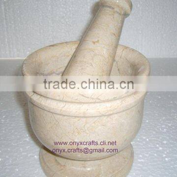 Verona Marble Pestle and Mortar