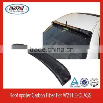 CARBON FIBER REAR ROOF SPOILER WING FOR MERCEDES-BENZ W211 E-CLASS SEDAN 4DR E500 E350 2033-2009