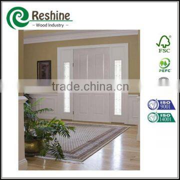 White Primed Used Interior Molded Wooden Office Door