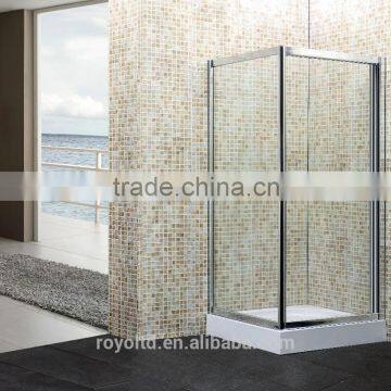 Modern square inner sliding door shower enclosure