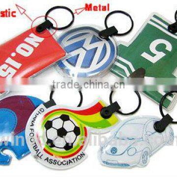 Promotional gifts giveaways personalised PVC keychain light