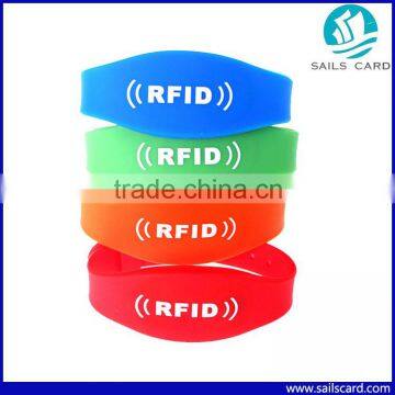 Silicone NFC Bracelet Watch Wristbands for Access Control