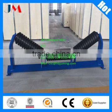 5 inch diameter rubber coated impact CEMA idler roller for mining machinery parts