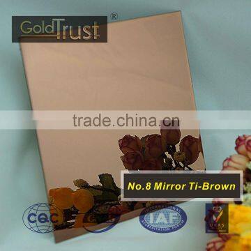 supply mirror brown stainless steel