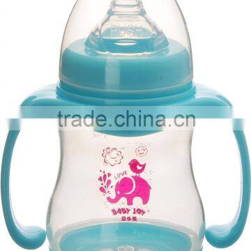 Different sizes of hot selling PP feeding bottle/nursing bottle/baby bottle