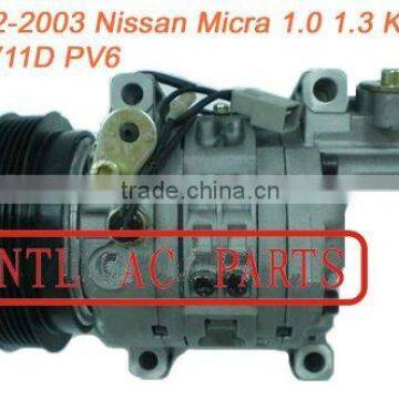 DKV11D Compressor for 1992-2003 Nissan Micra 1.0 1.3 K11 92600-67B01 2F232-45010 506021-2461 70504-45010 92600-6F500