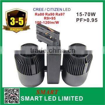 High lumen 2 wires 3 wires 4 wires 2*20W cob led track light