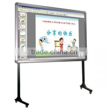 Plug-and-play installation smart interactive whiteboard for school