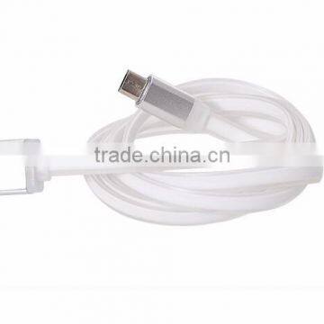 New Design Colorful TPE Round Noodles High Speed Micro Usb Cable Pigtail(OEM ODM)