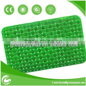 pvc non slip bath mats with suction cup