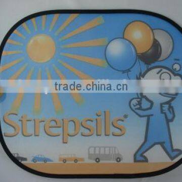 Customized logo printing car side windshield sunshade for promotion