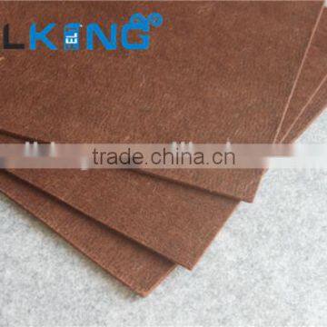 Brown color blend wool felt