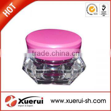 5g acrylic cosmetic diamond jar