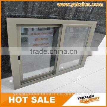 Powder coated profile aluminum sliding window