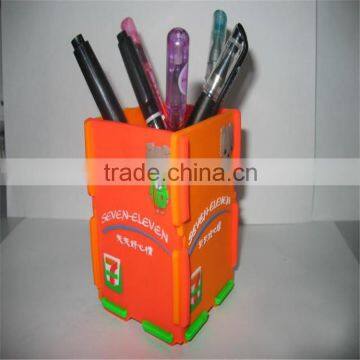 Beauty Square Hollow Out Pen Holder