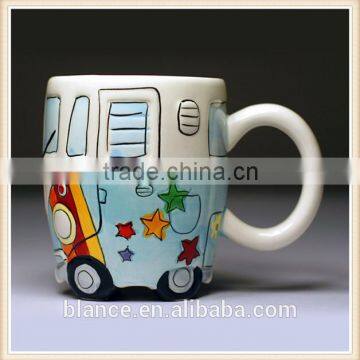 ceramic Camper Van VW mug bus design coffee cup