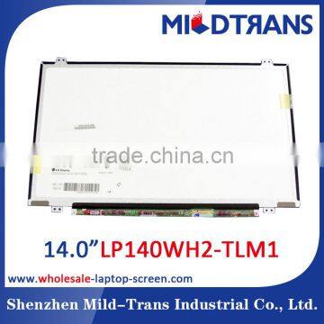 14.0 inch good quality laptop lcd display for LP140WH2-TLM1 led screen replacement