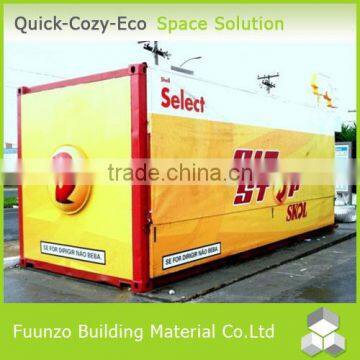 Quick Assembly Demountable Durable Seaside Prefabricated Container Shop