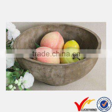 LUCKYWIND RETRO STYLE WOODEN BASKET