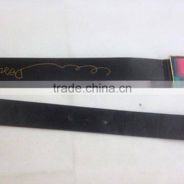 Fancy Square Colorful Rubber Alloy Buckle for Girl photo-4