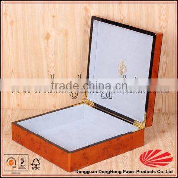 Wooden display jewelry packing box