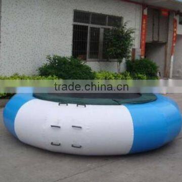 Commercial Inflatable water trampoline floating on water inflatable games