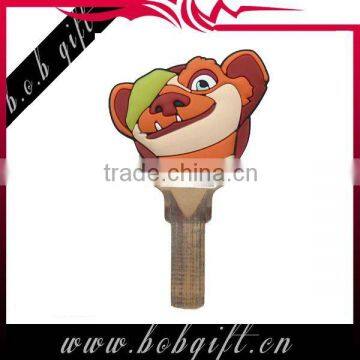 customized PVC key cover, key cap