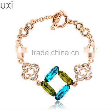 18K Gold Bracelet Crystal 30037