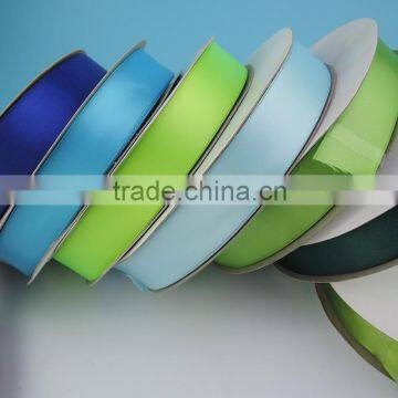 2016 Wholesale Woven Polyester Satin Ribbon, Christmas Satin Ribbon for Printed Label