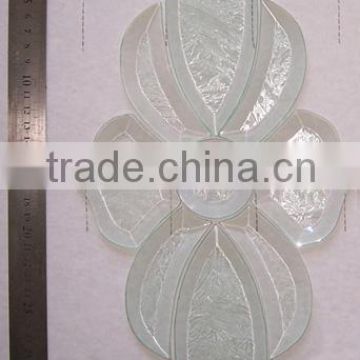 gllue chip bevel cluster glass for decoration in windows and doors lites