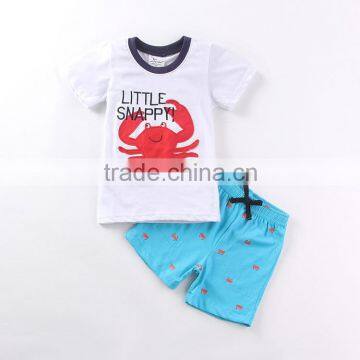 China OEM comfortable summer short sleeve children clothes clothing sets