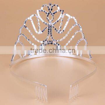 2015 Hot Rhinestone Heart Wedding Tiaras and Crowns for Bride photo-2