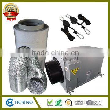 HEPA activated carbon air purifiers filter, industrial centrifugal fan, flexible ducting