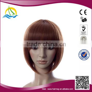 Factory direct supply High Density Synthetic glueless ladies wig