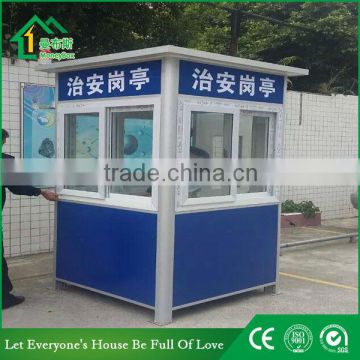 Outdoor sentry box security booth street kiosk shop ticket kiosk booth