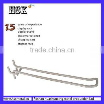 Manufacture various of shapes metal display hanging hooks /slatwall hooks for exhibitions/supermarket HSX-175