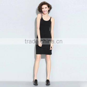 2016 Ladies Designer Comfort Strap Camisole And Sleeveless Slim Fit Straight Skirt