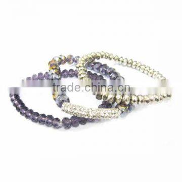 fashion bracelet crystal glass bangles