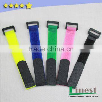 High quality hook and loop strap with buckle