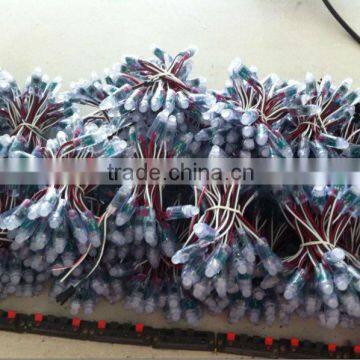 50pcs/string Dip Led Pixel Full Color Addressable LED Pixel Light With Heatsink;DC5V Input;7cm Wire Spacing;with Color Wire photo-6