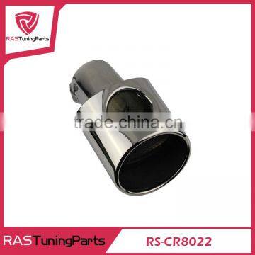 304 Stainless Steel Exhaust Muffler Tip Stainless Steel Pipe For 2009-2011 Focu 8022