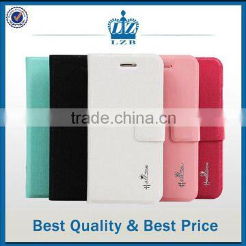 LZB Oracle bone grain series custom cell phone leather case for alcatel C7 OT7040
