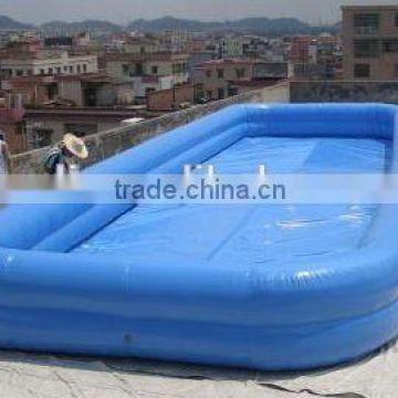 inflatable blue pool for play water ball