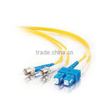 7m SC-ST 9/125 OS1 Duplex Singlemode Fiber Optic Cable (Plenum-Rated)