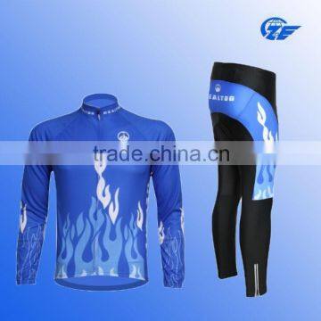 2015 Cheap fashion Small Order Long Sleeve Cycling Suit bike wear