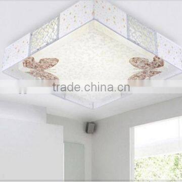 High quality LED strip light,indoor ceiling light ,square parchment light shade for bedroom