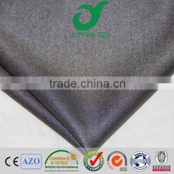Men's polyester rayon tr plain weave high quality suit fabrics with custom English selvedge for suit uniform