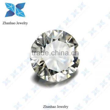 Synthetic Diamond Round Brilliant cut Moissanite White