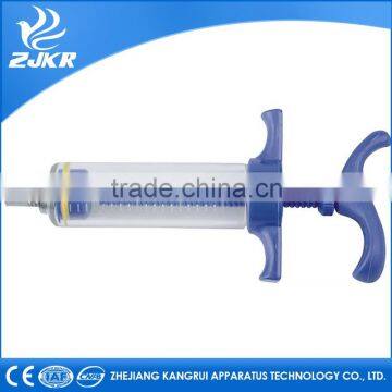 Hot sale Faithful animal cure Veterinary Plastic steel Syringe